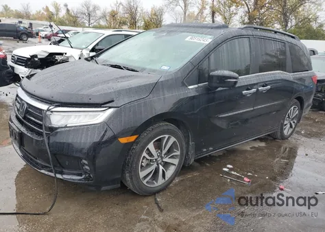 2022 Honda Odyssey Touring from USA, damaged, VIN 5FNRL6H85NB000614